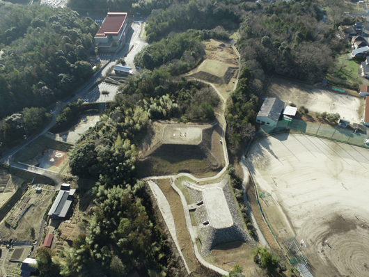 上空から撮影したもの